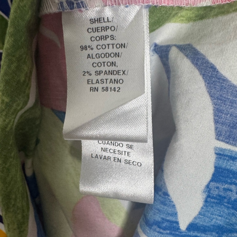 Donna Morgan women's 6 midi floral artsy dress cocktail office tropical - Picture 5 of 6